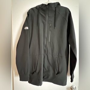 Black North Face Raincoat